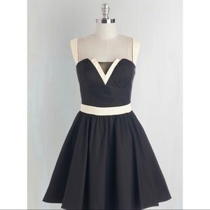ModCloth Black party Dress size 8